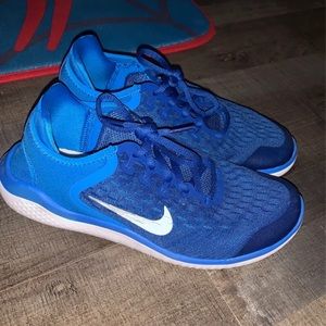 Nike blue shoes